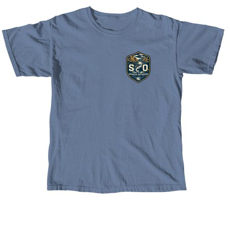 The River Heals, a Blue Jean Comfort Colors Unisex Tee
