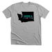 WMEA New Logo, a Athletic Heather Premium Unisex Tee