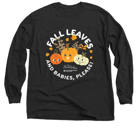 Birth place Fall shirts, a Black Classic Long Sleeve Tee