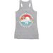 Skydog Sanctuary Sunset Run Design, a Athletic Heather Women's Racerback