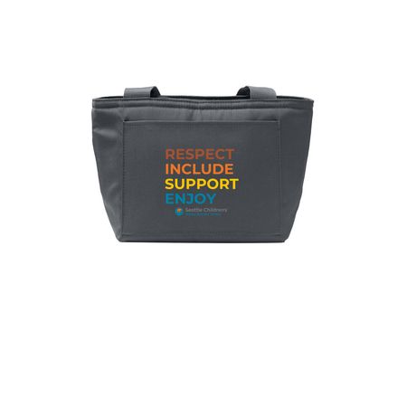 Lunch Bag, a Grey Steel Insulated Lunch Tote