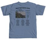 1st Platoon, a Blue Jean Comfort Colors Unisex Tee (back-view)
