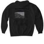 1st Platoon, a Black Gildan Softstyle Pullover Hoodie (back-view)