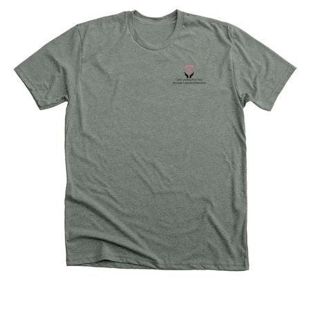 Lead Them To Glow DeniseD., a Deep Heather Premium Unisex Tee