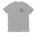 40-Year Logo in Tee-Shirt or Full-Zip Hoodie, a Granite Grey Heather Allmade Organic Cotton Unisex Tee