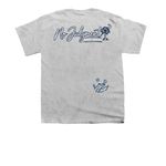 No Judgment Just Jesus Adventure Logo SC, a Sport Grey Youth Unisex Tee (back-view)