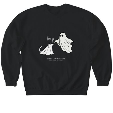 boo-p, a Black Softstyle Crewneck Sweatshirt