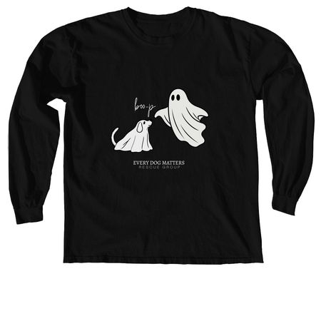 boo-p, a Black Comfort Colors Long Sleeve Tee