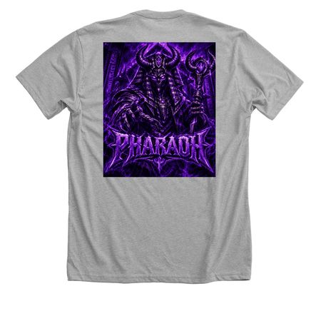 Pharaoh&nbsp;, a Athletic Heather Premium Unisex Tee (back-view)