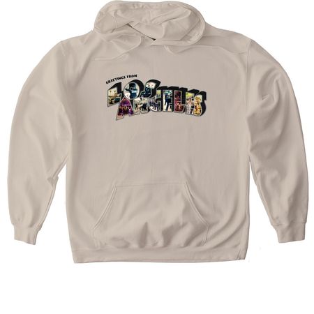 Greetings From Los Angeles!, a Sand Gildan Softstyle Pullover Hoodie