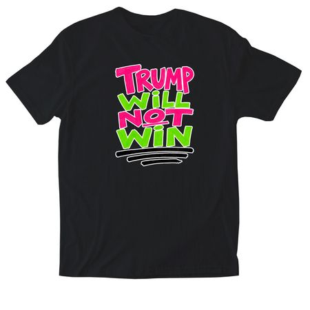 Blue Wave Resistance Tee, a Black Softstyle Cotton Tee