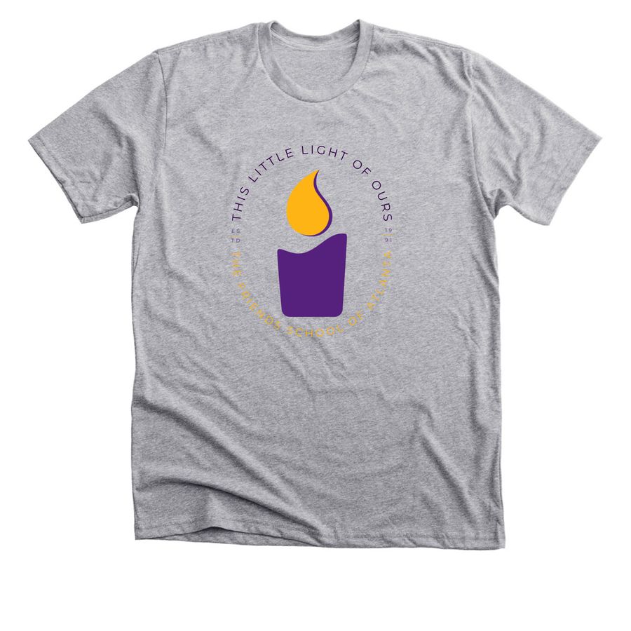 This little light of ours&nbsp;, a Athletic Heather Premium Unisex Tee