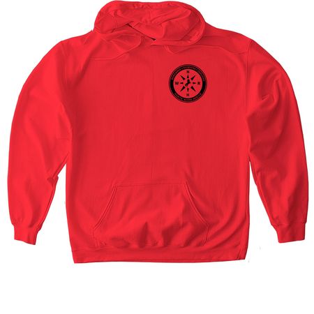 Remember Everyone Deployed, a Red Gildan Softstyle Pullover Hoodie