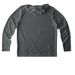 UV Performance LS Hoodie, a Dark Smoke Grey UV Performance Long Sleeve Hoodie (back-view)