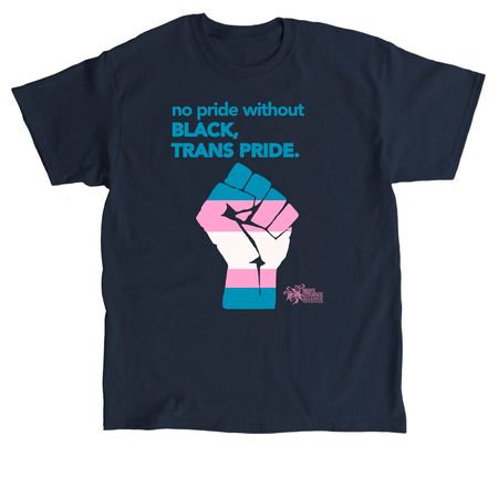 Black Trans Pride, a Navy Classic Unisex Tee