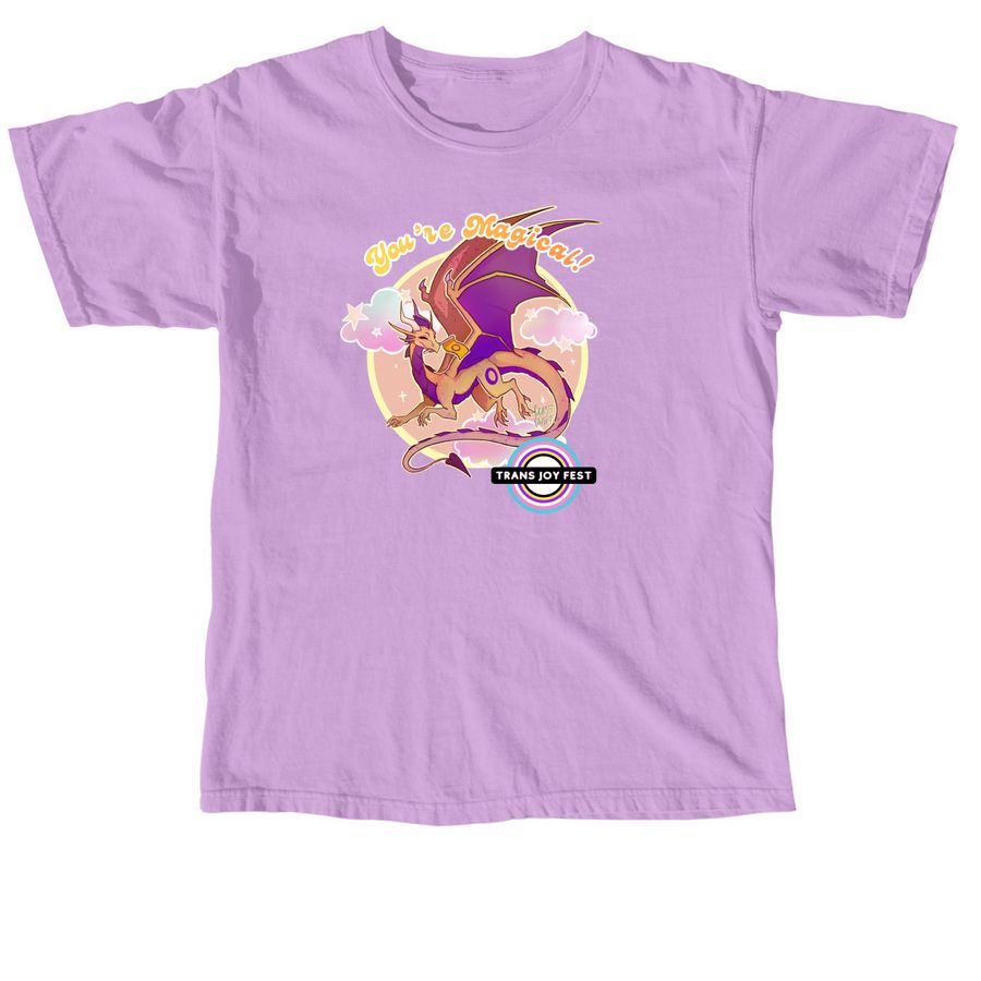 5th annual Trans Joy Fest- Intersex Design, a Neon Violet Comfort Colors Unisex Tee