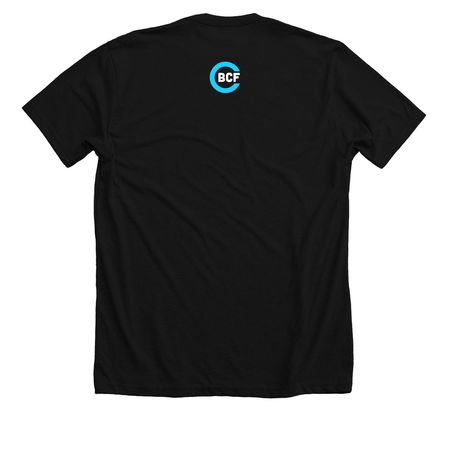 Insulin Vial Shirt, a Solid Black Blend Premium Unisex Tee (back-view)