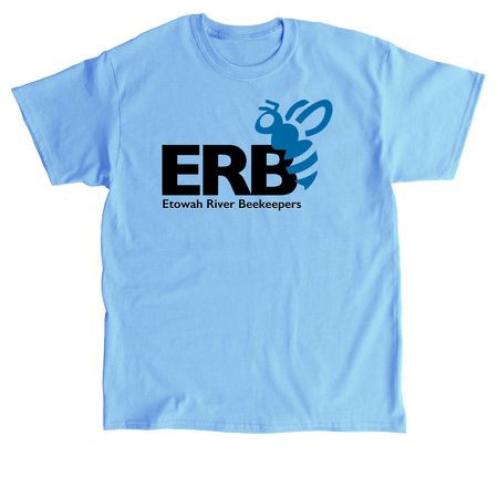 Black Logo ERB Shirts, a Carolina Blue Classic Unisex Tee