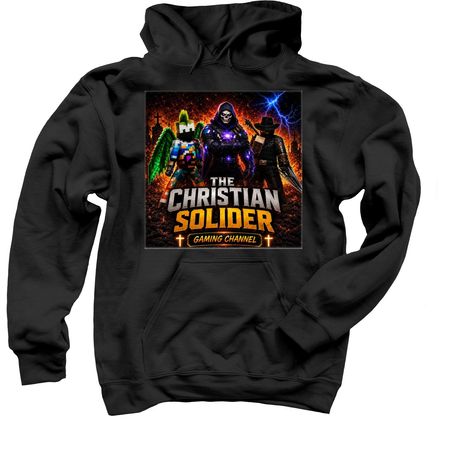 My gaming Channel Hoodie, a Black Pullover Hoodie