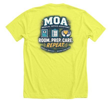 MOA Team Shirt, a Neon Yellow Premium Unisex Tee
