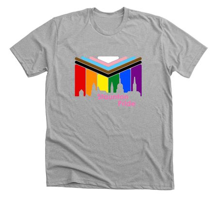 Staunton Pride 2026, a Athletic Heather Premium Unisex Tee