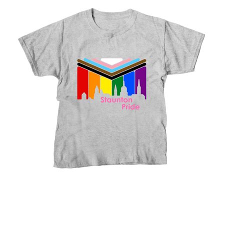Staunton Pride 2026, a Sport Grey Youth Unisex Tee