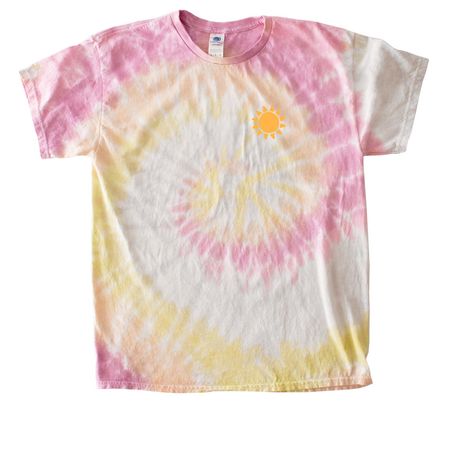 Chaco Conservancy Summer Solstice Dual Logo, a Desert Rose Classic Tie Dye Tee