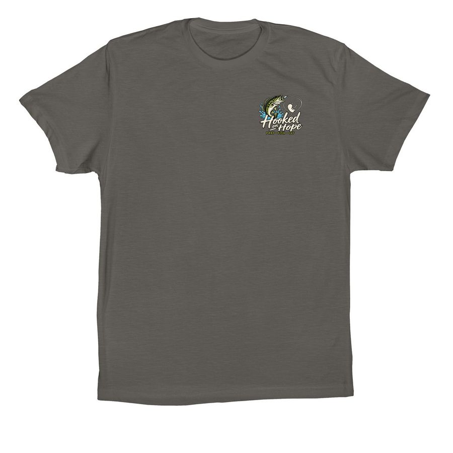 Hooked on Hope?, a Asphalt Premium Cotton Tee