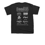 CLT 2026-2027 Season Shirt, a Black Youth Unisex Tee (back-view)