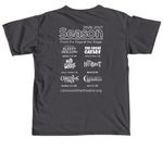 CLT 2026-2027 Season Shirt, a Graphite Comfort Colors Unisex Tee (back-view)