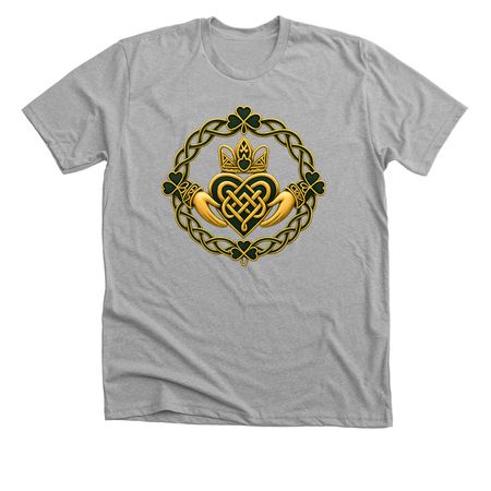 Love and Happiness&nbsp;, a Athletic Heather Premium Unisex Tee