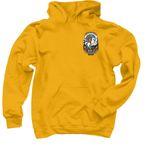 Skunk Ape Night Run, a Gold Pullover Hoodie (back-view)