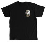 Skunk Ape Night Run, a Black Classic Unisex Tee (back-view)