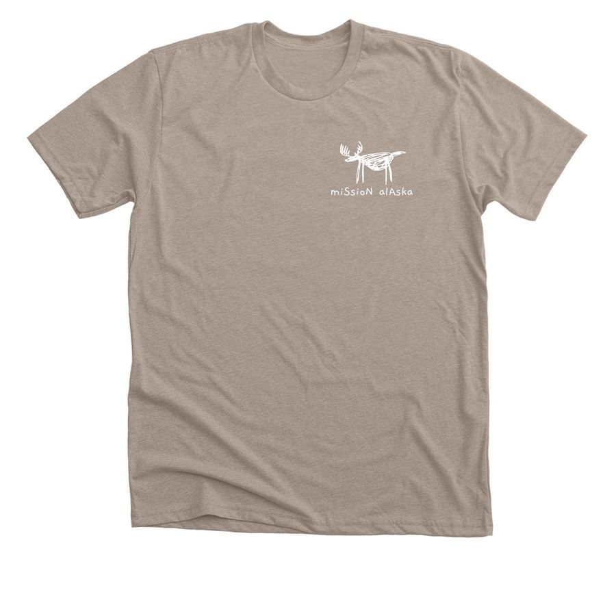 Mission Alaska! 2027, a Heather Stone Premium Unisex Tee