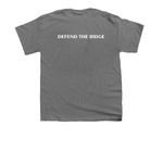 WTF DEFEND THE RIDGE, a Charcoal Youth Unisex Tee (back-view)