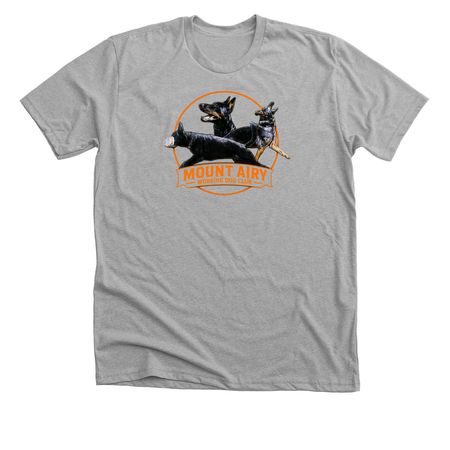 Mount Airy Working Dog Club, a Athletic Heather Premium Unisex Tee