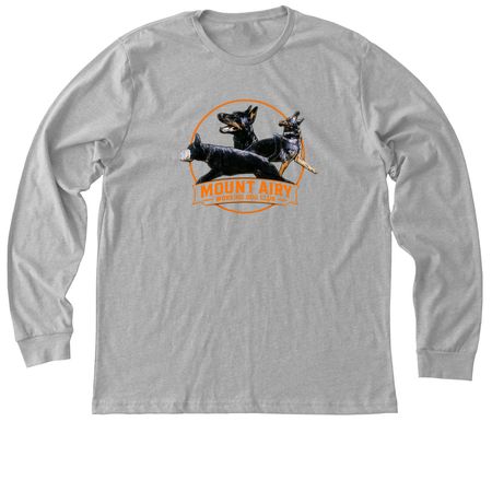 Mount Airy Working Dog Club, a Athletic Heather Premium Long Sleeve Tee