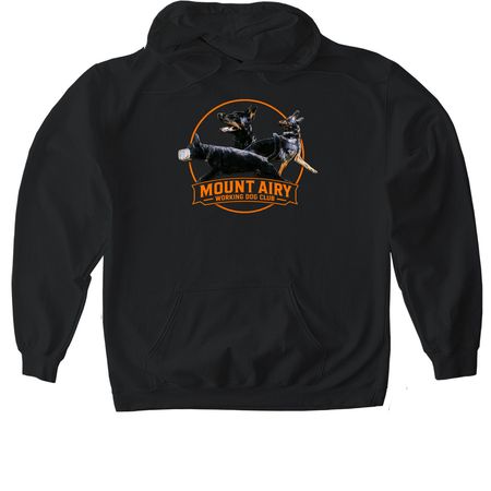 Mount Airy Working Dog Club, a Black Gildan Softstyle Pullover Hoodie