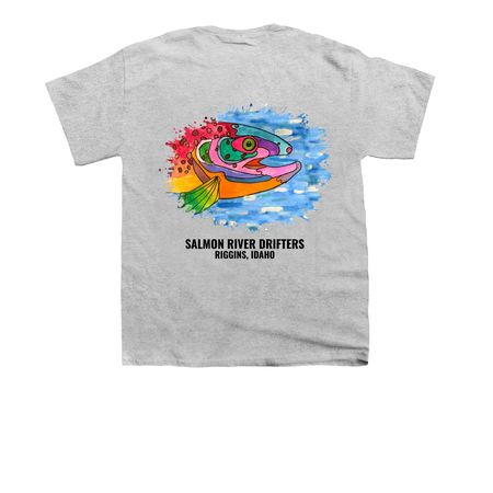 SRD "Fish Splash" Shirts & Sweatshirts, a Sport Grey Youth Unisex Tee