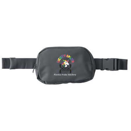 Happy Pride!, a Storm Grey Matte Hip Pack