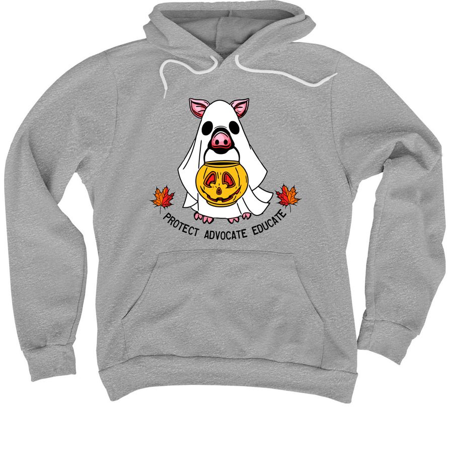 KCPRN Halloween - Boo Pig, a Athletic Heather Premium Pullover Hoodie