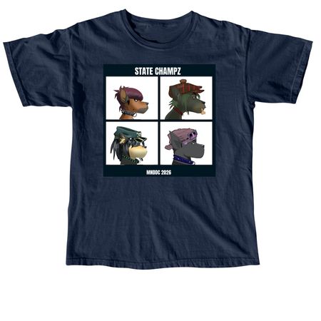 Disc Dogz at State Champz - Dog Names&nbsp;, a True Navy Comfort Colors Unisex Tee