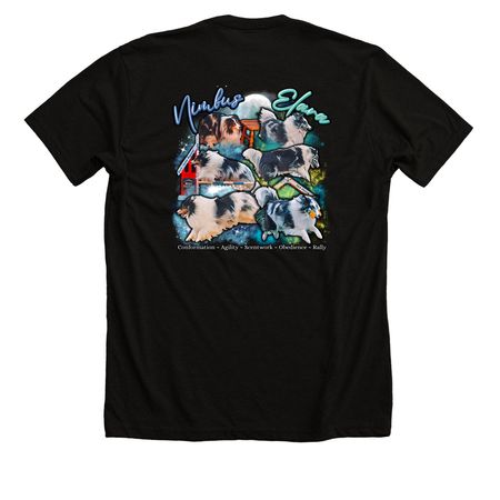 Elara & Nimbus 2026, a Solid Black Blend Premium Unisex Tee