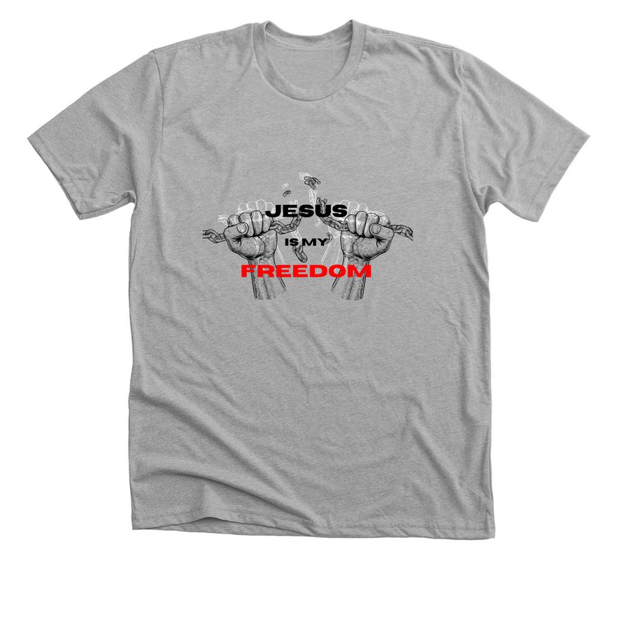 My Freedom&nbsp;, a Athletic Heather Premium Unisex Tee