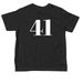 Little Ace Toddler - 41, a Black Toddler Tee (back-view)