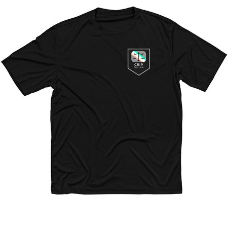 Activewear Crip the Law Shirt, a Black Classic Performance Tee