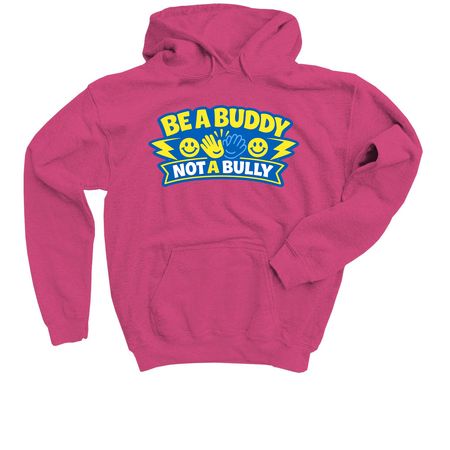 Be a Buddy --- Not a Bully, a Heliconia Youth Pullover Hoodie