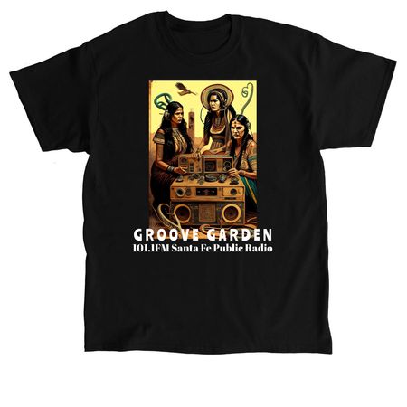 Groove Garden Design 3, a Black Classic Unisex Tee