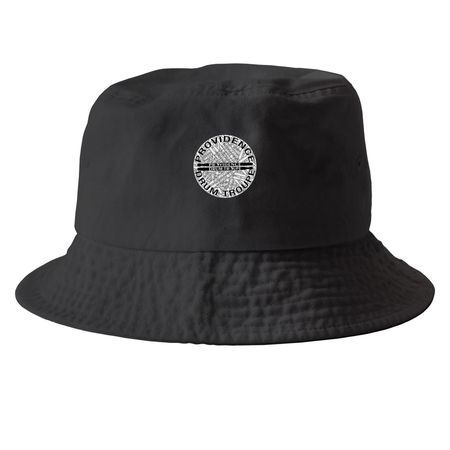 PDT Hats!, a Black Printed Bucket Hat