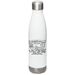 50th Anniversary, a White Stainless Steel Water Bottle